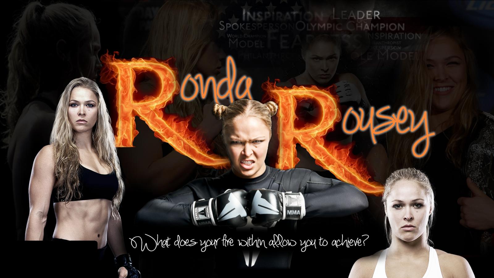 Ronda Rousey Poster Wallpaper