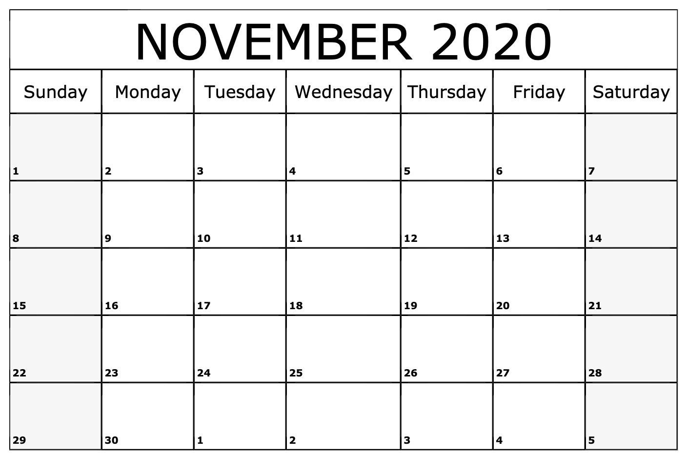 November 2020 Calendar Wallpapers   Top November 2020 1406x931