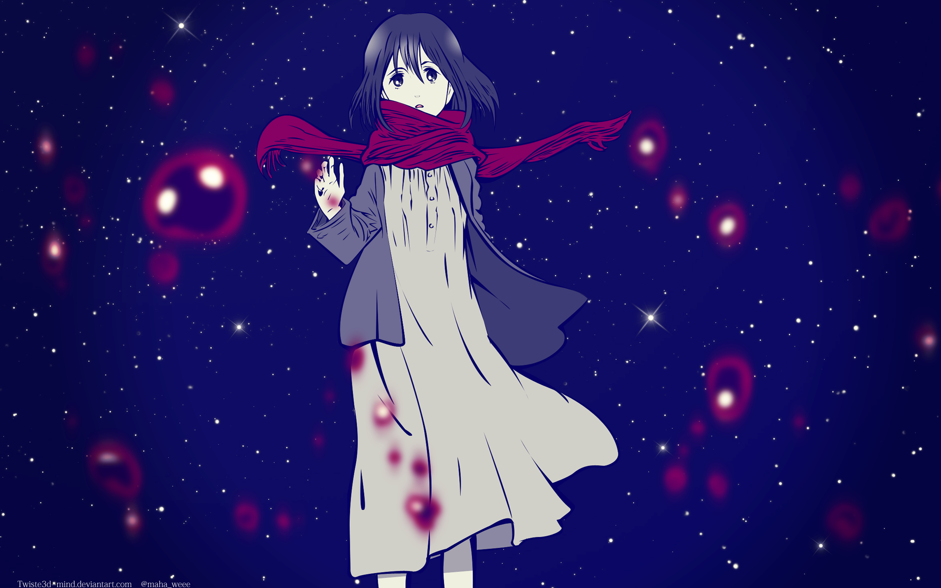 Blood And Starlight Mikasa Wallpaper By Twist3d Mind On