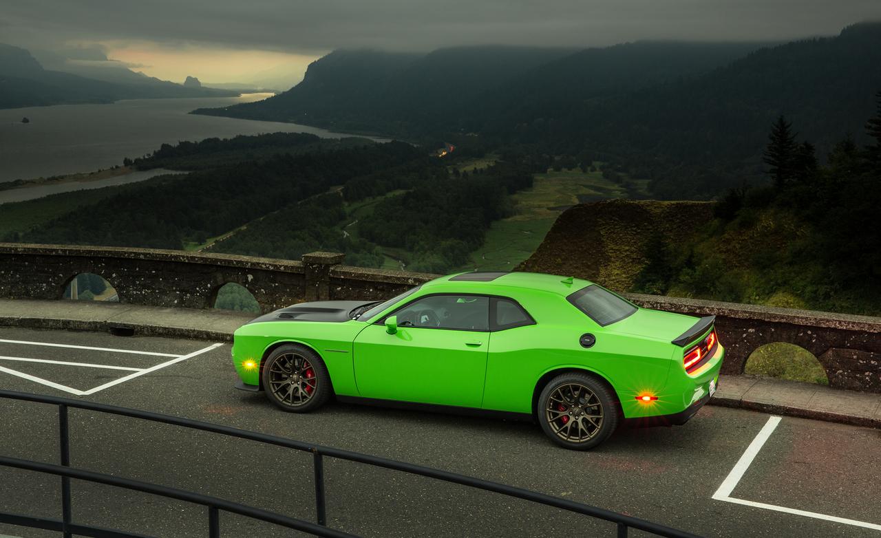 Image Hellcat Dodge Challenger Green Pc Android iPhone