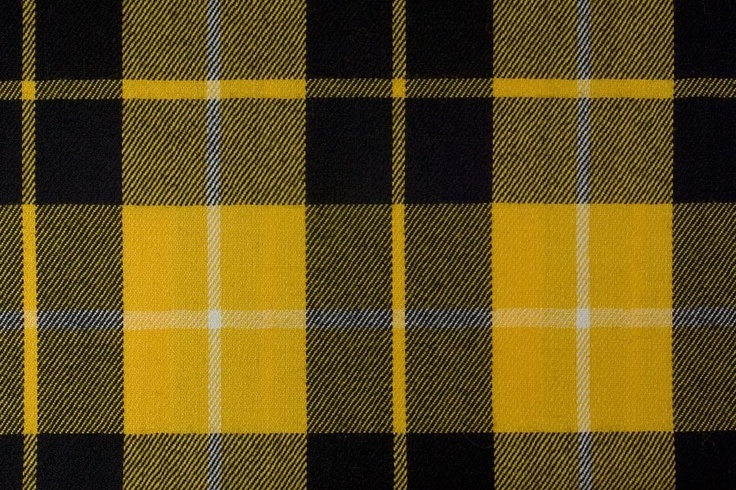 Cadmium Yellow Black Taxi Plaid Wool Flannel Limited Stock
