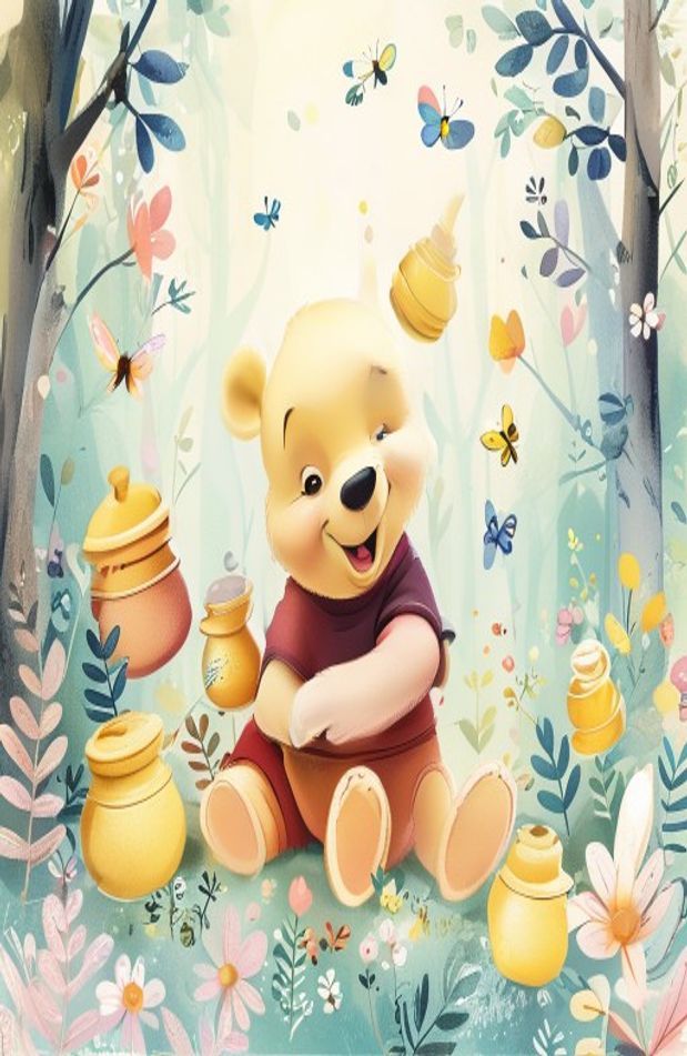Baby Winnie The Pooh Wallpaper