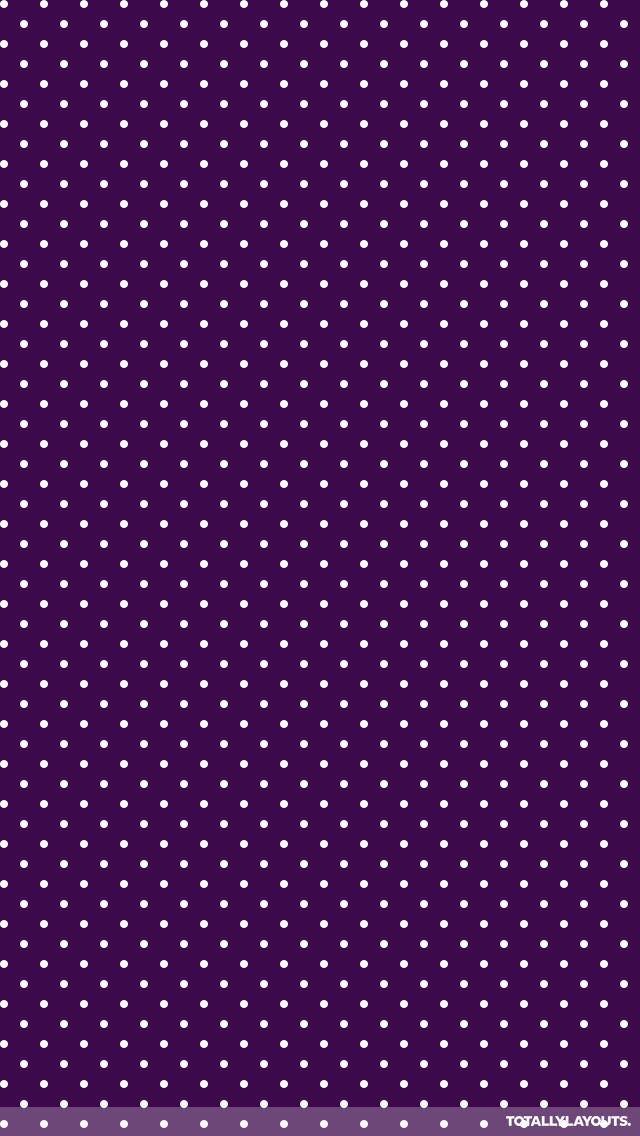 Purple Polka Dots iPhone Wallpaper Dot