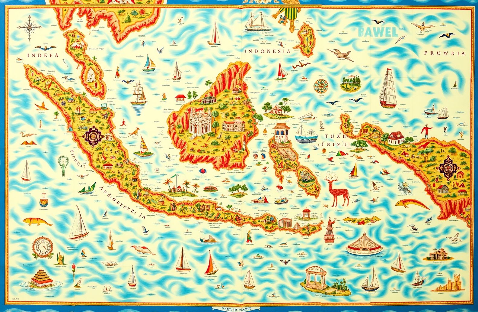 Wallpaper Peta Indonesia