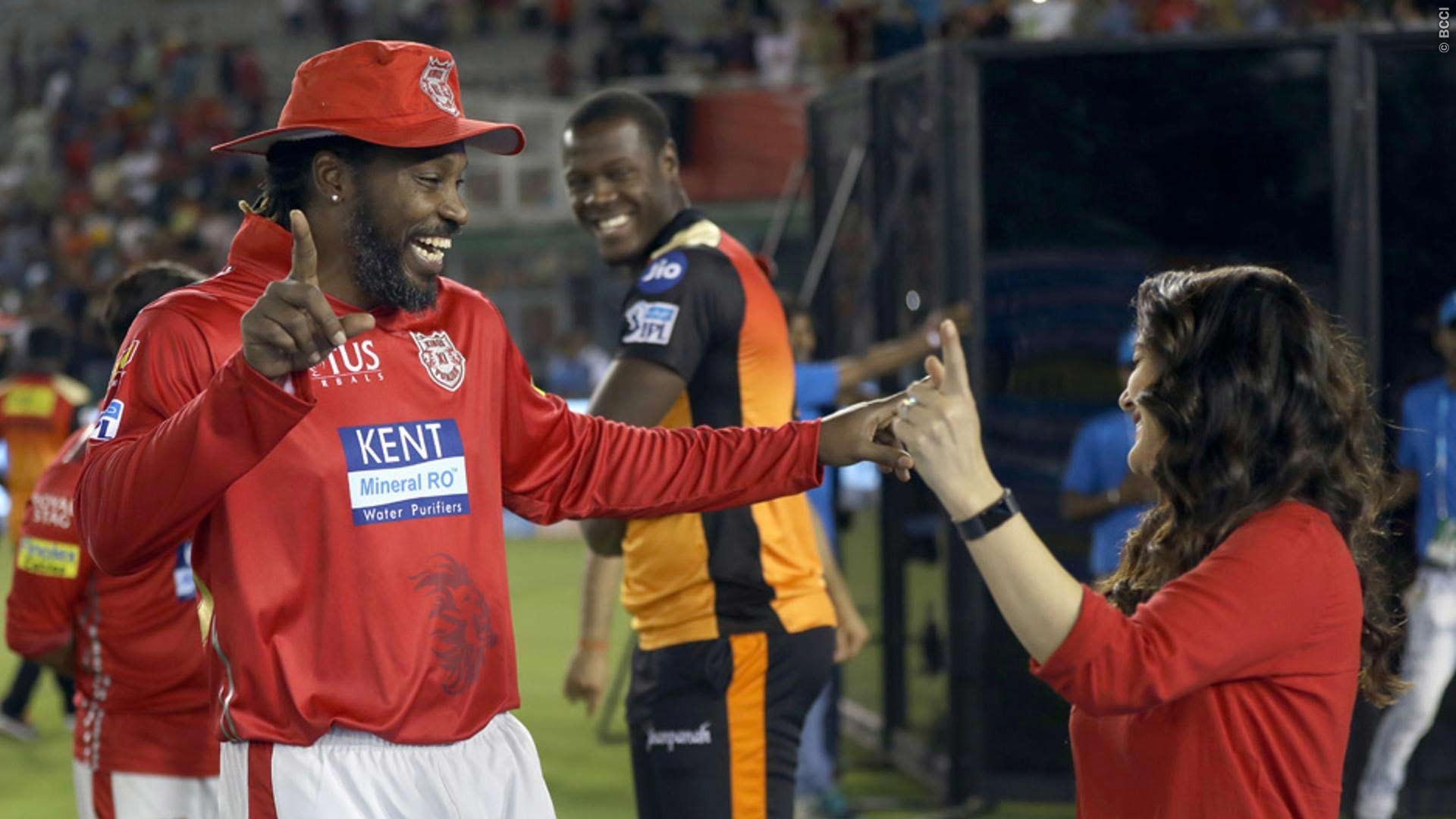 Stats Gayle Stars As Kxip Plete Clean Sweep At Mohali