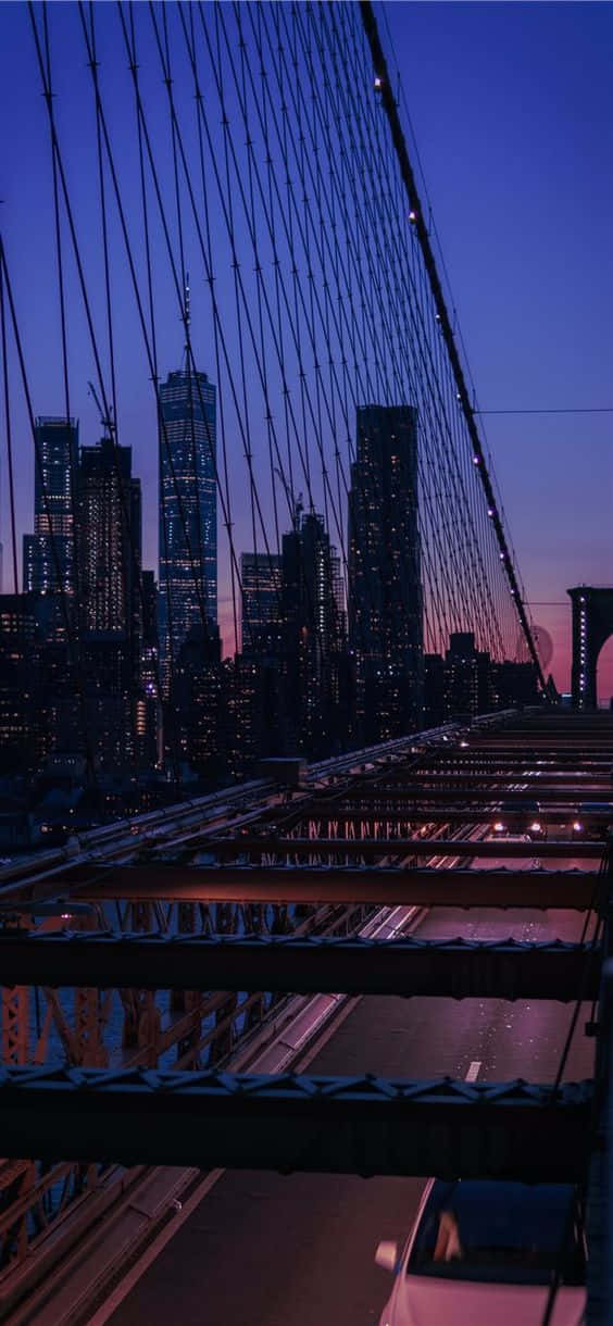 New York City Night iPhone Wallpaper