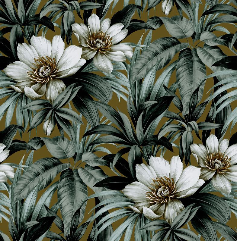 [50+] Tropical Print Wallpaper for Walls on WallpaperSafari