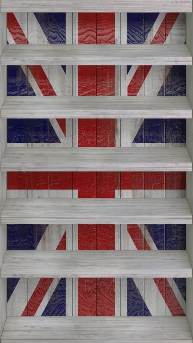 Wooden Shelf Wallpaper With British Flag Mobile9 Unionjack