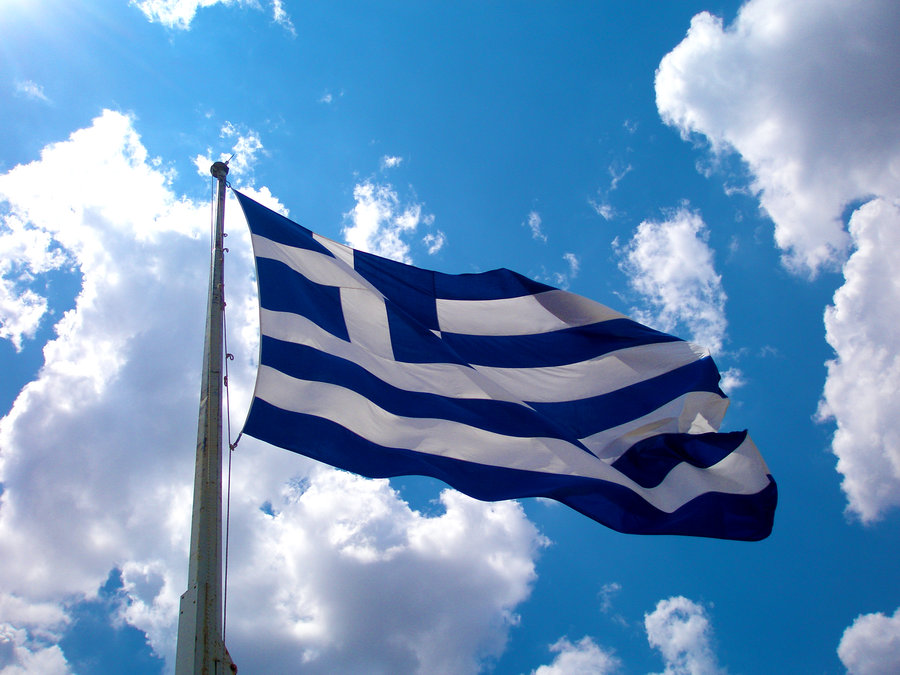 Greek Flag By Stathis