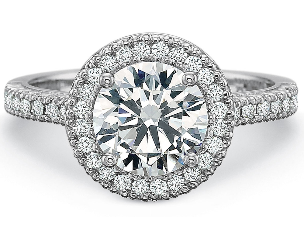 Home Halo Engagement Rings Harry Winston Mens