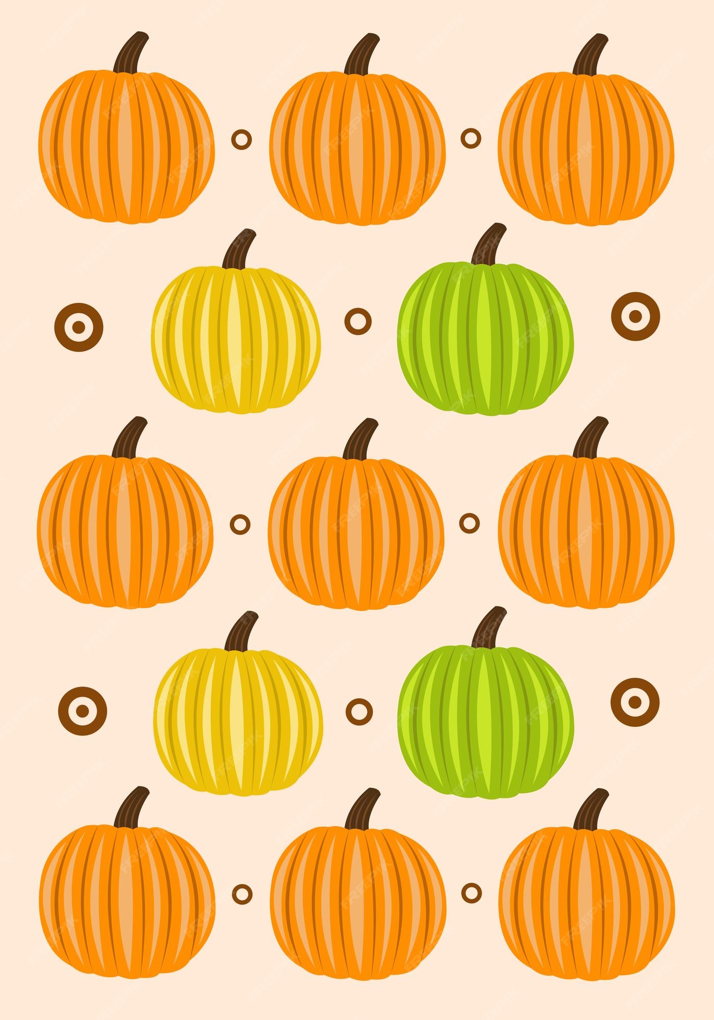Cute Autumn Pumpkin Wallpaper