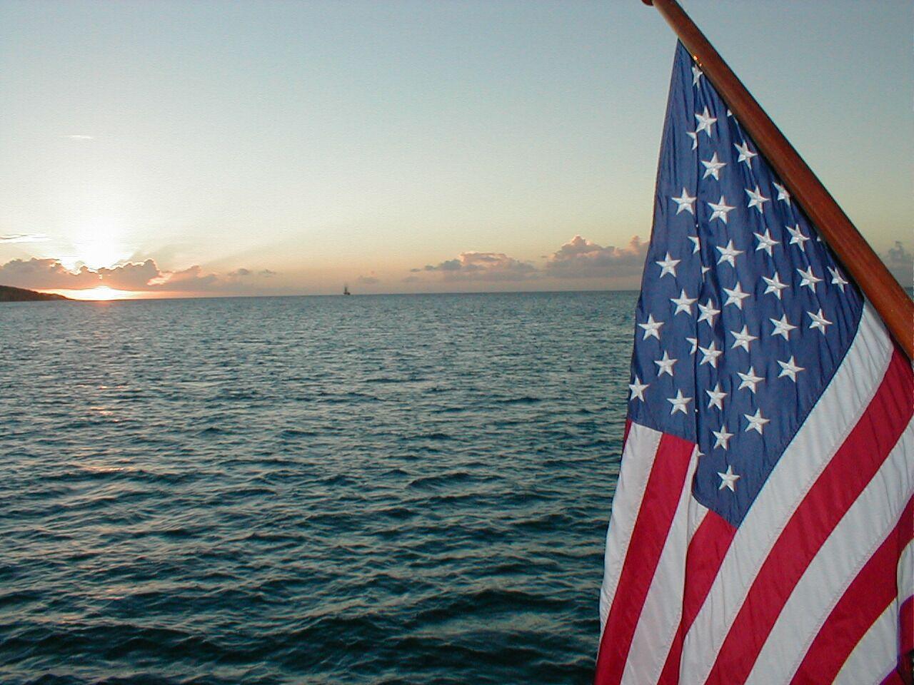 American Flag Background Vertical