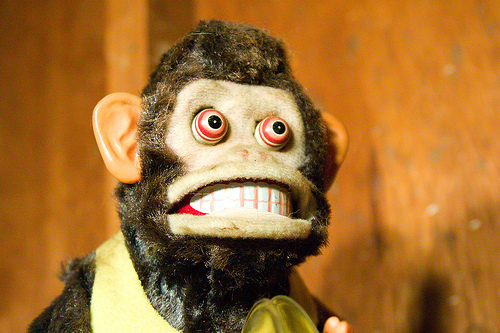 Evil Monkey From The Movie About That Smiles Awkwardly