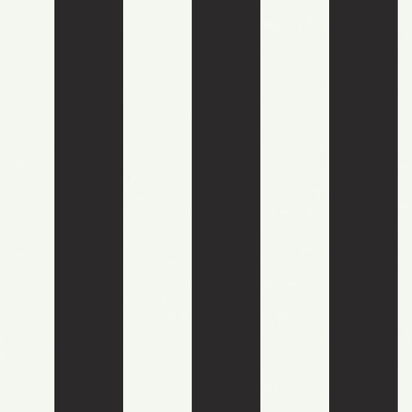 Silk Stripe Black White Wallpaper Modern By Cypress
