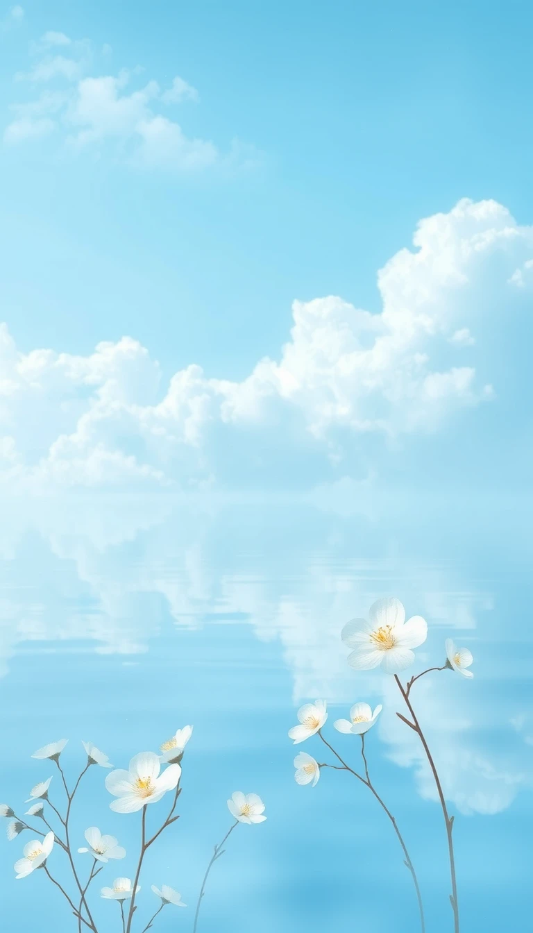 Soft Blue Aesthetic Wallpaper