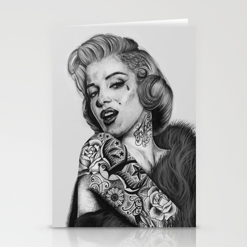 Tattooed Marilyn Monroe Wallpaper