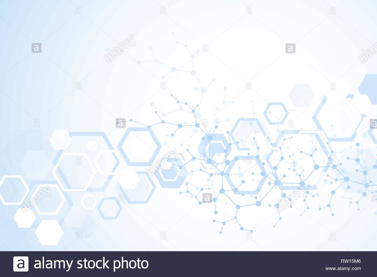 Scientific Molecule Background For Medicine Science Technology
