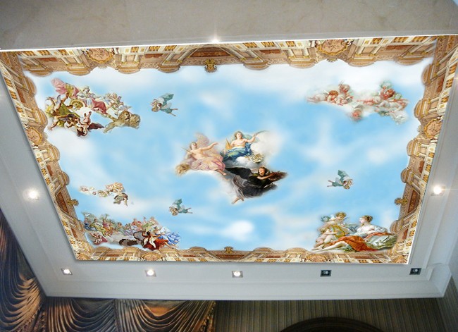 Ceiling Aus China Painting Suspended Gro H Ndler Aliexpress