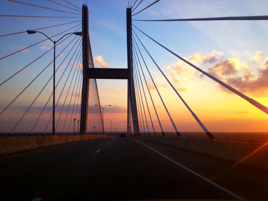 Talmadge bridge at sunset Pictures by dan the Bigfoot Pinterest