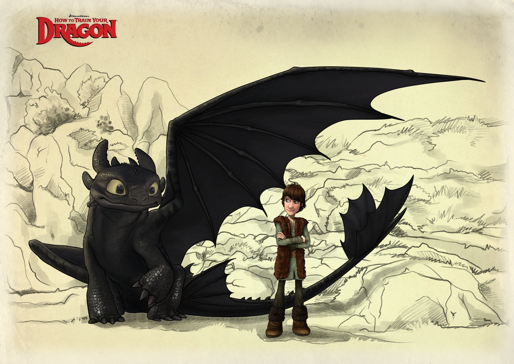 Toothless And Hiccup By Fenchan