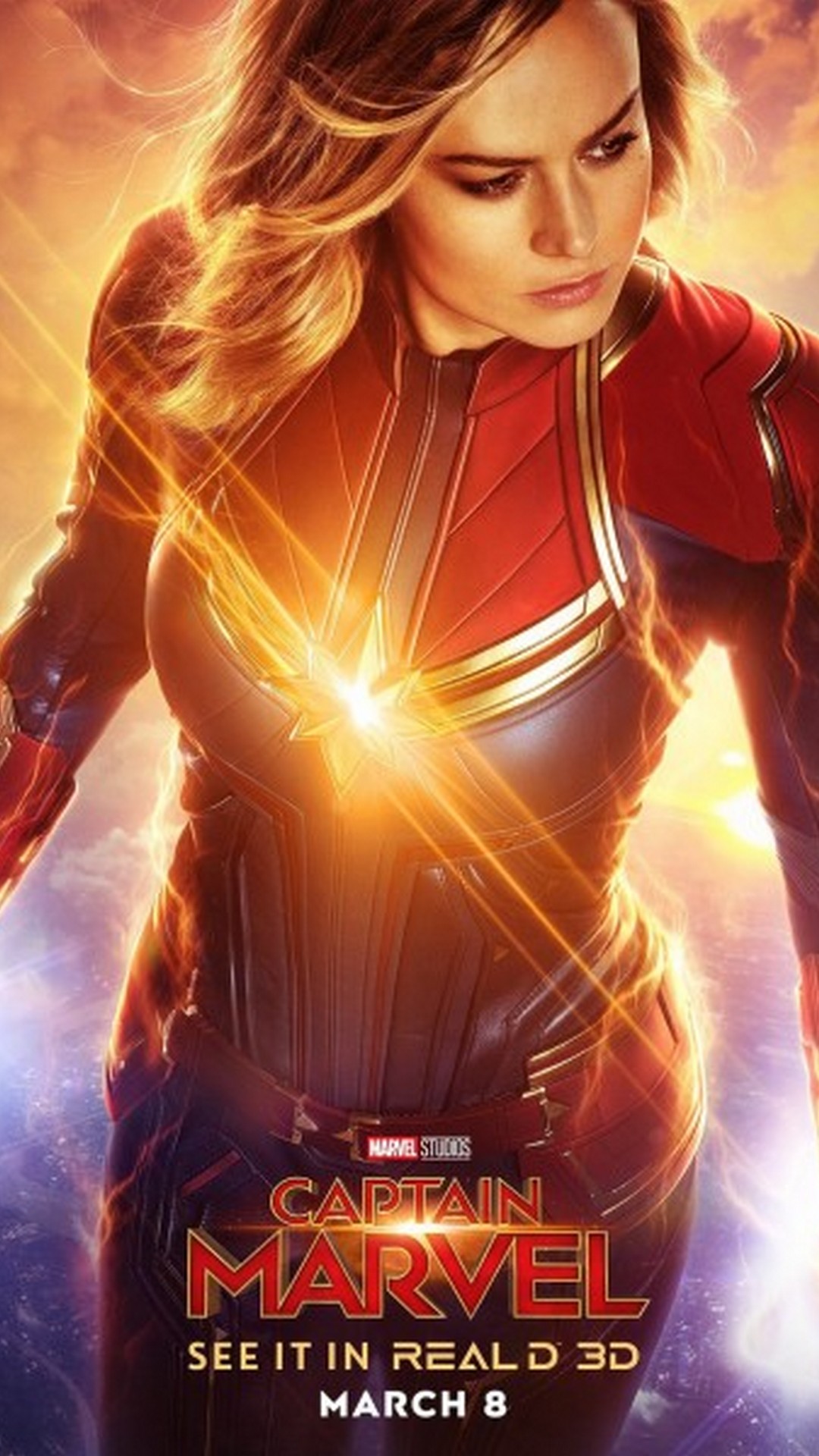 Captain Marvel Wallpaper Phone Movie Poster HD