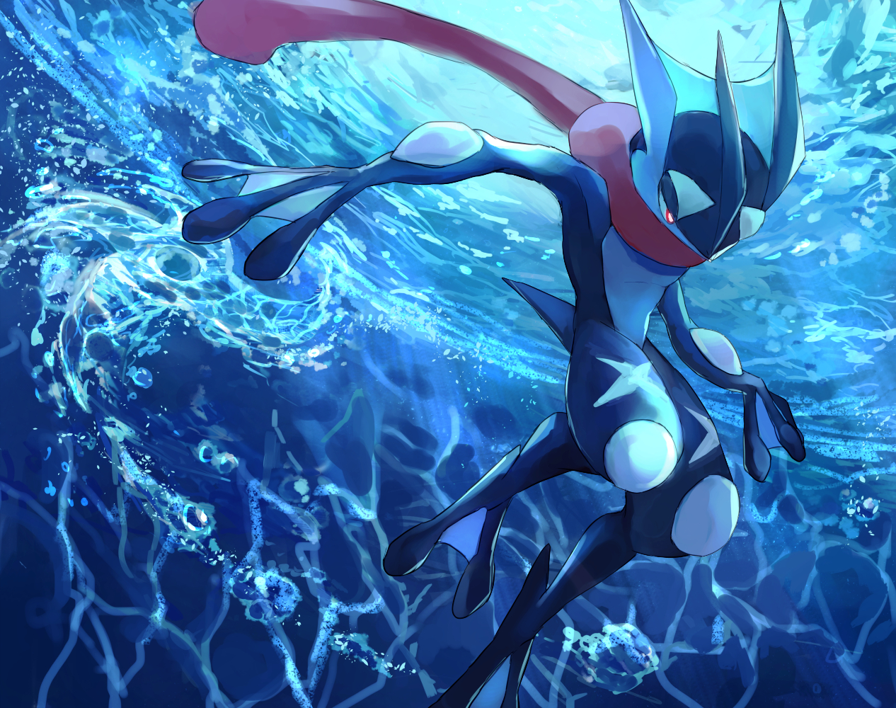 Greninja - Pokémon - Image by Pixiv Id 2484784 #1632224 - Zerochan Anime  Image Board