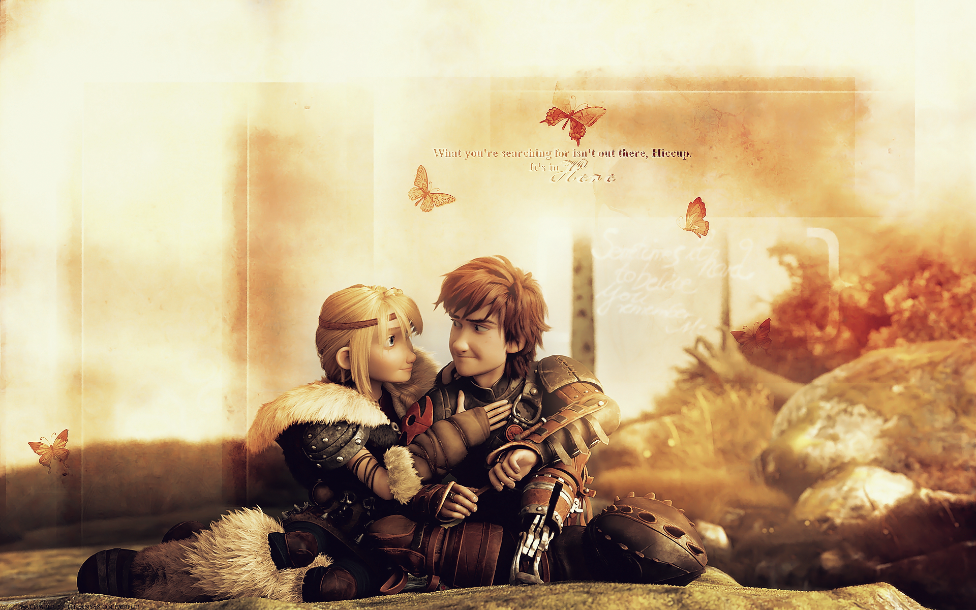 Astrid And Hiccup Hq Wallpaper How To Train Your Dragon