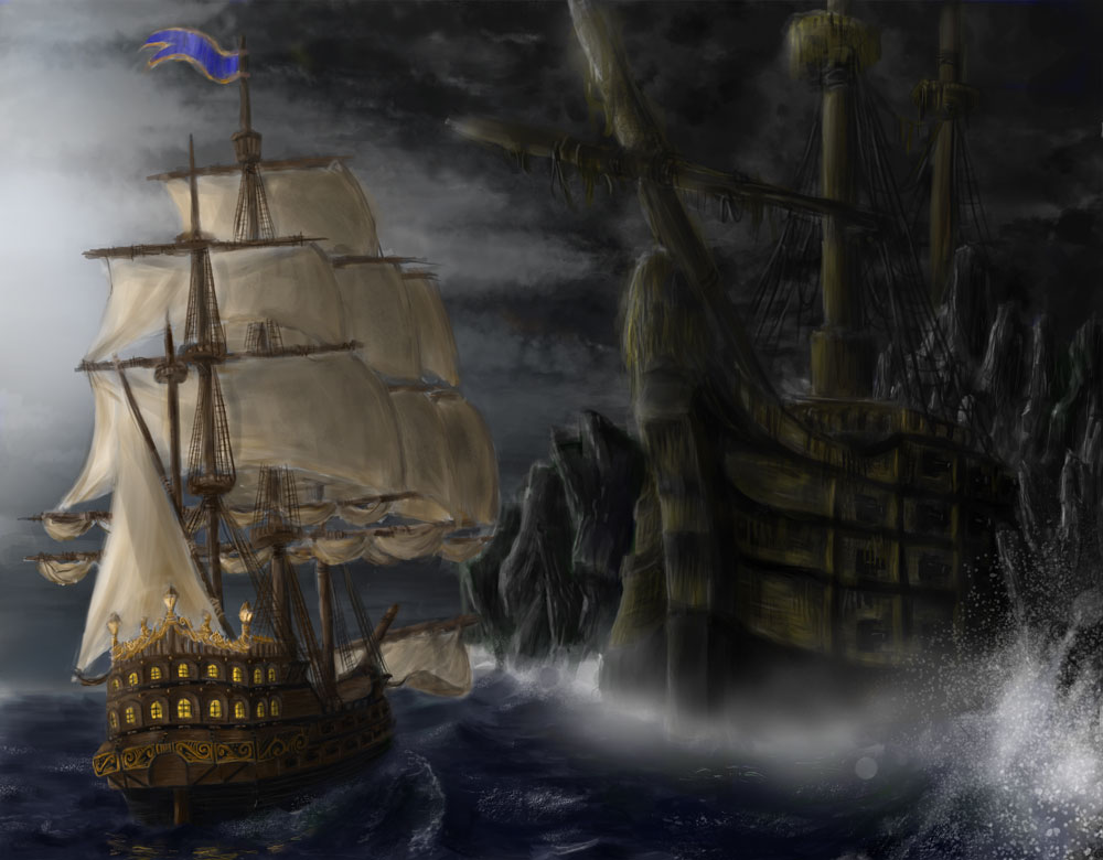 pirate ghost ship by daybreaks0 on