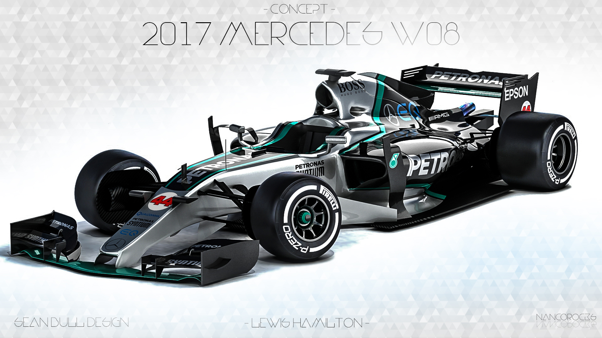 Mercedes W08 Lewis Hamilton By Nancorocks On