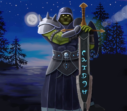Orc Death Knight By Nightsebas On Artician