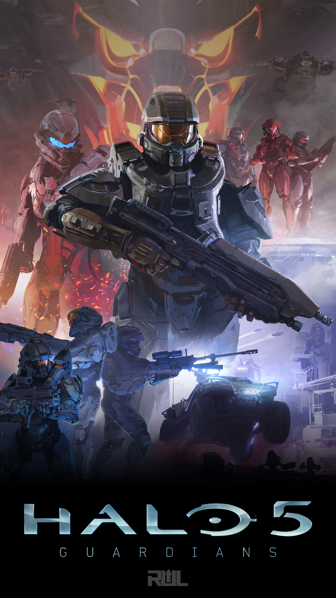 Halo 5 Phone Wallpapers Profile Pics and More Ready Up Live 1080x1920