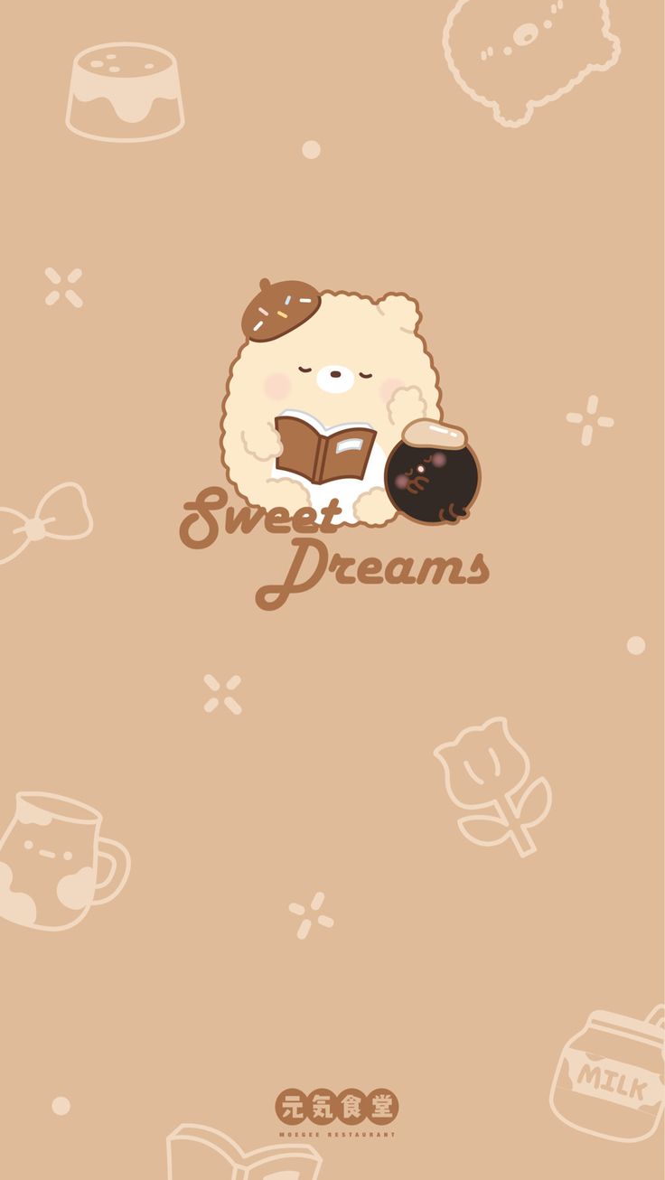 Be Positive Kawaii Wallpaper Bear Cute Little