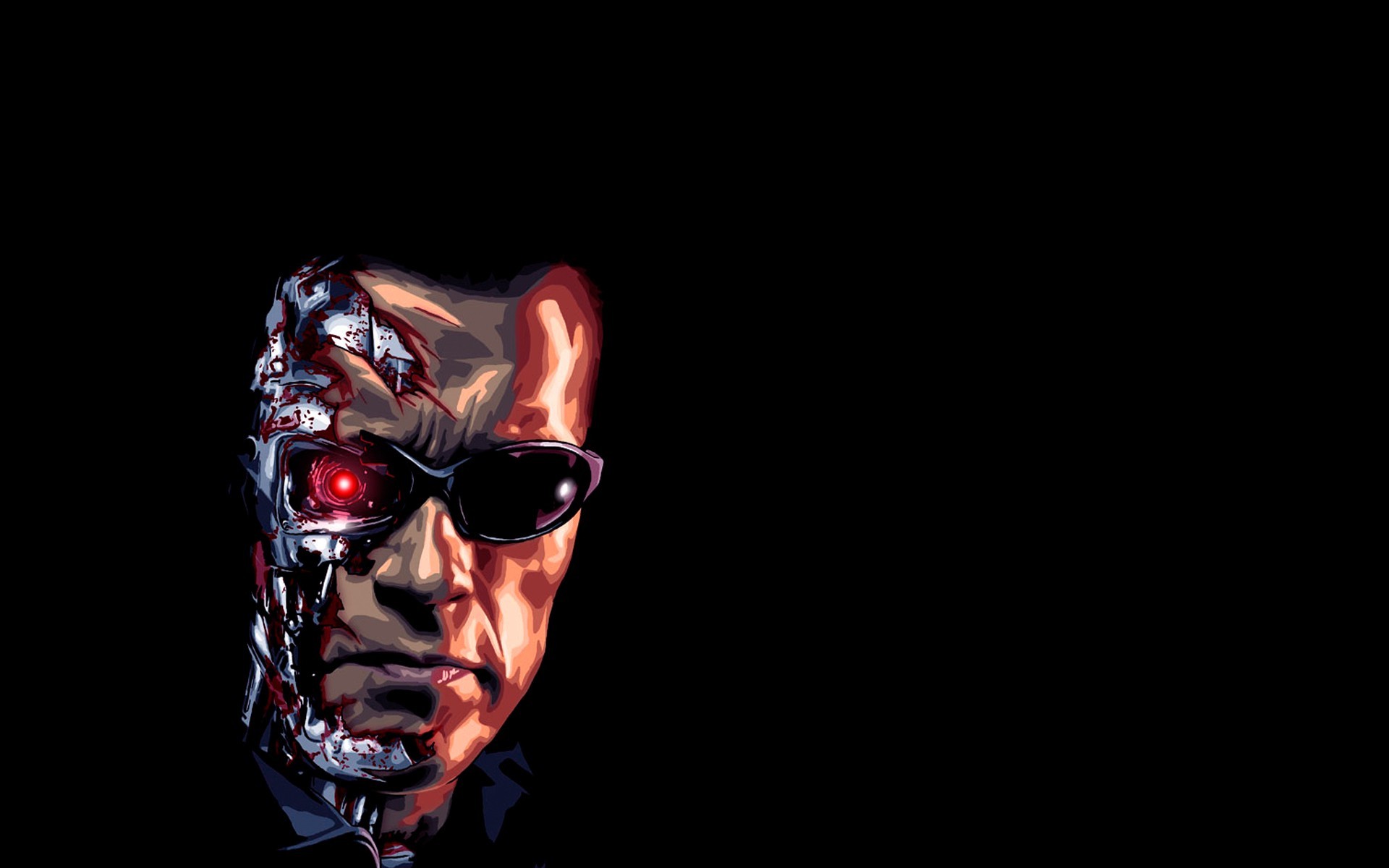 Artwork Terminator Movies Cyborg Arnold Schwarzenegger
