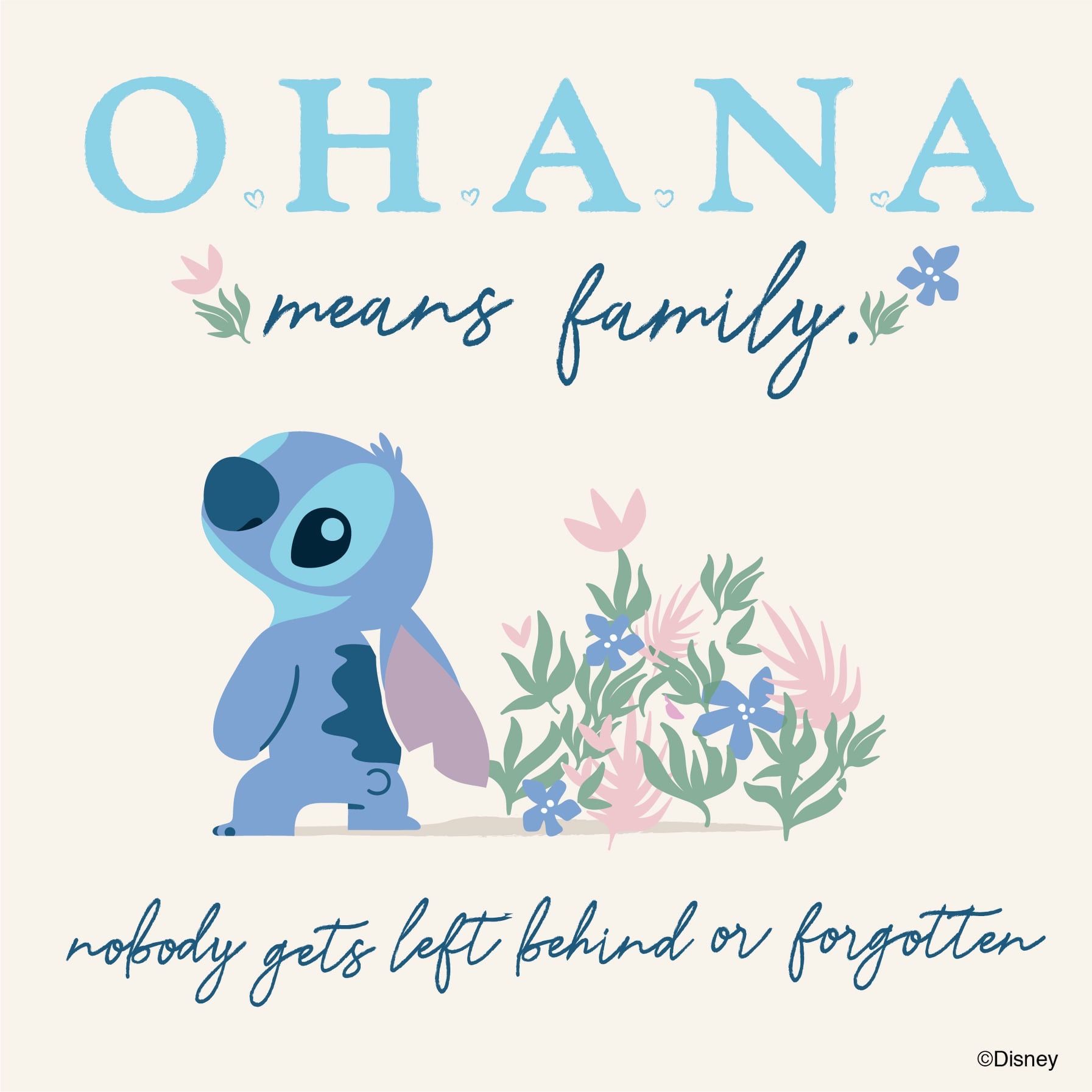 Stitch Ohana Wallpaper Disney Style