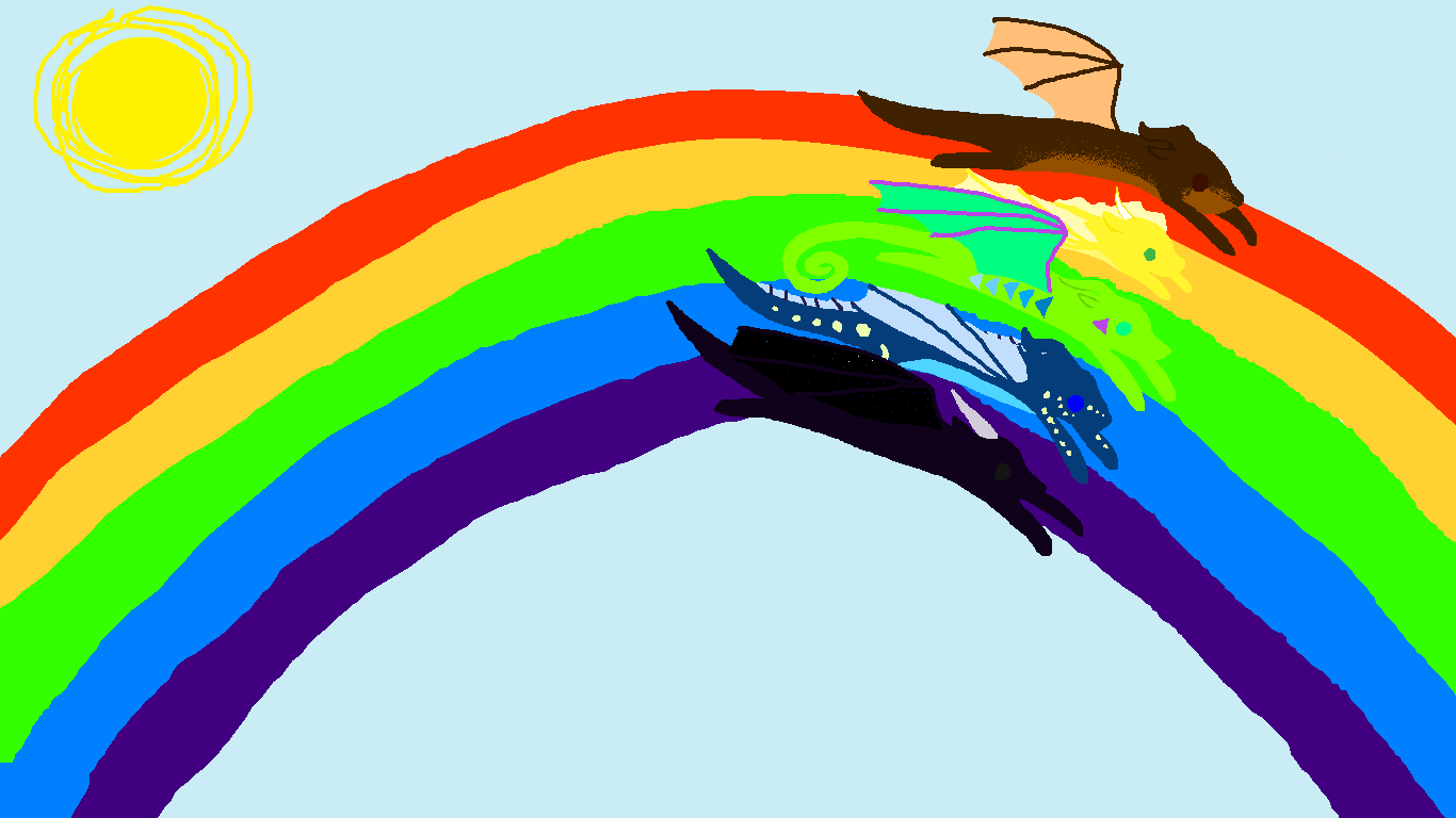Drago Rainbow Wallpaper By Liighty