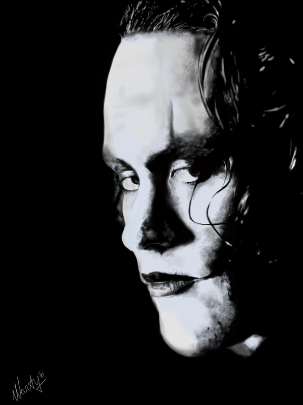 Brandon Lee as the crow, Trent reznor and Me by piggy-69 on DeviantArt