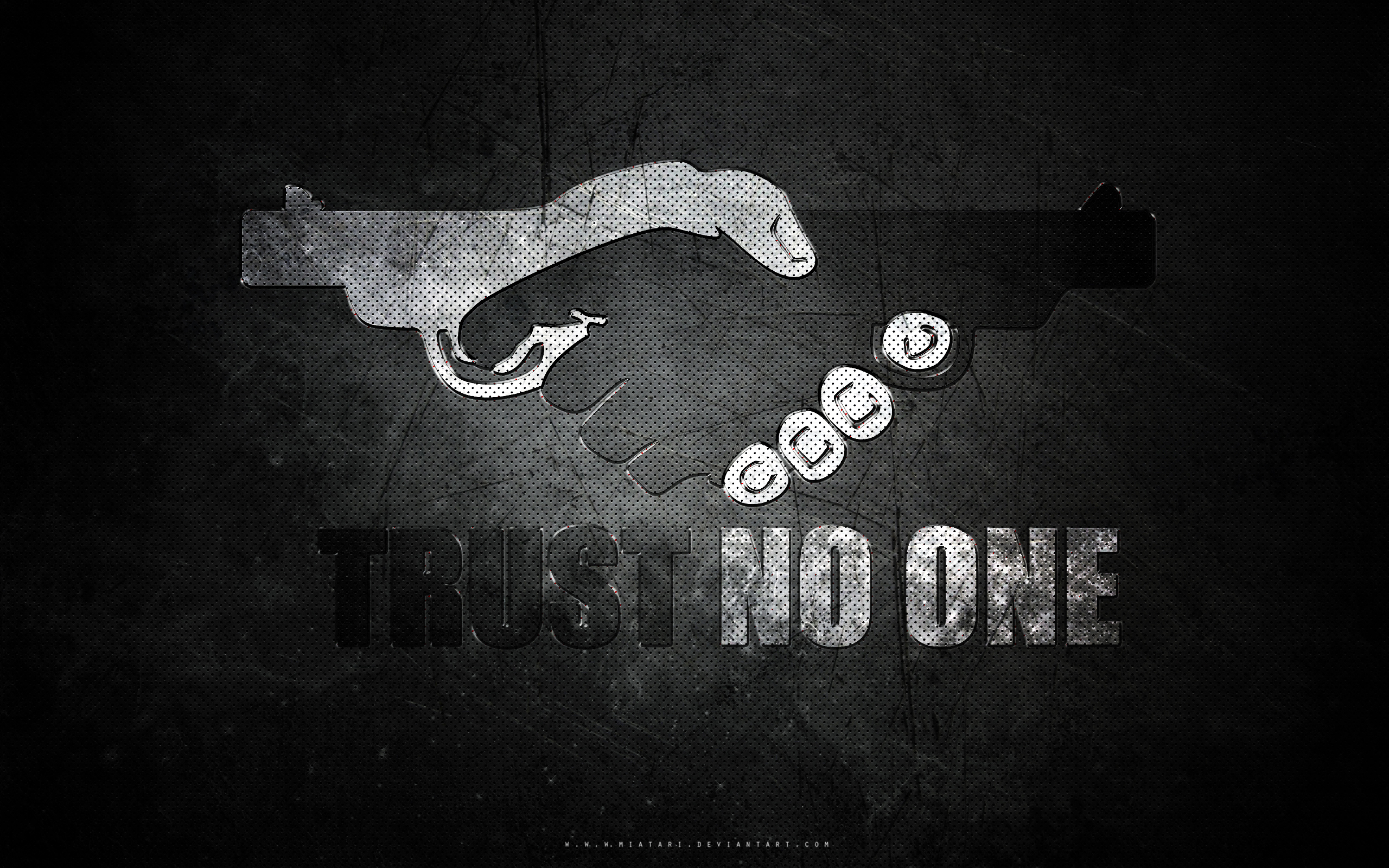 Download Trust No One Quote Wallpaper  Wallpaperscom
