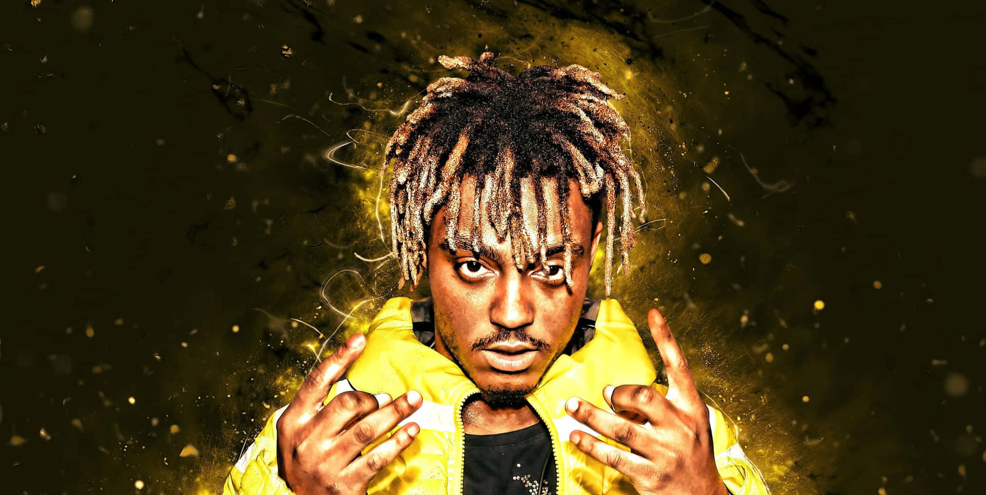 Juice Wrld Performing At A Concert Wallpaper