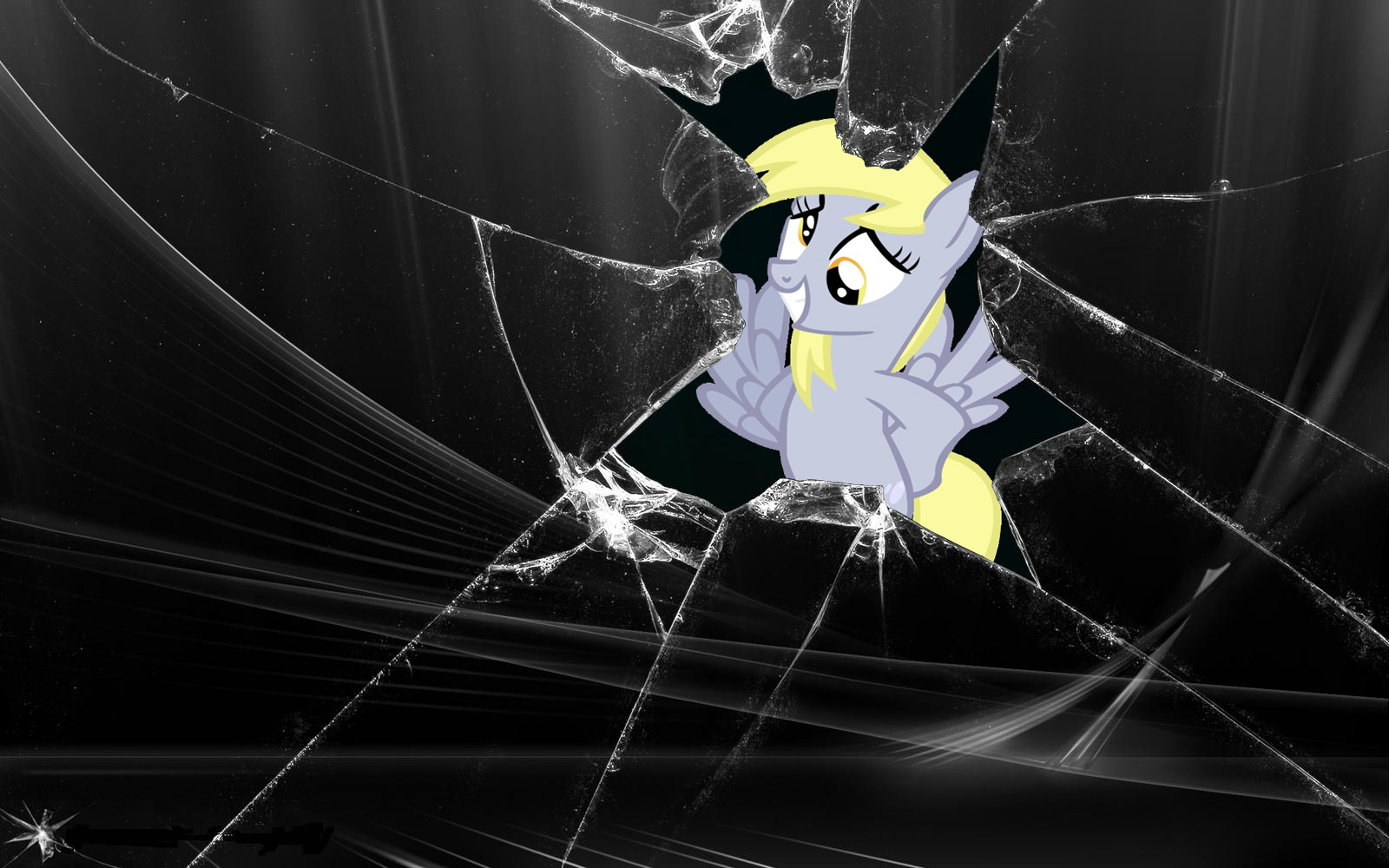 Broken Screen Derpy By Vinyldash