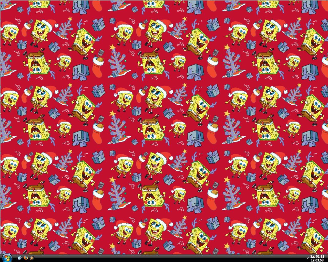  48 SpongeBob  Christmas  Wallpaper  on WallpaperSafari