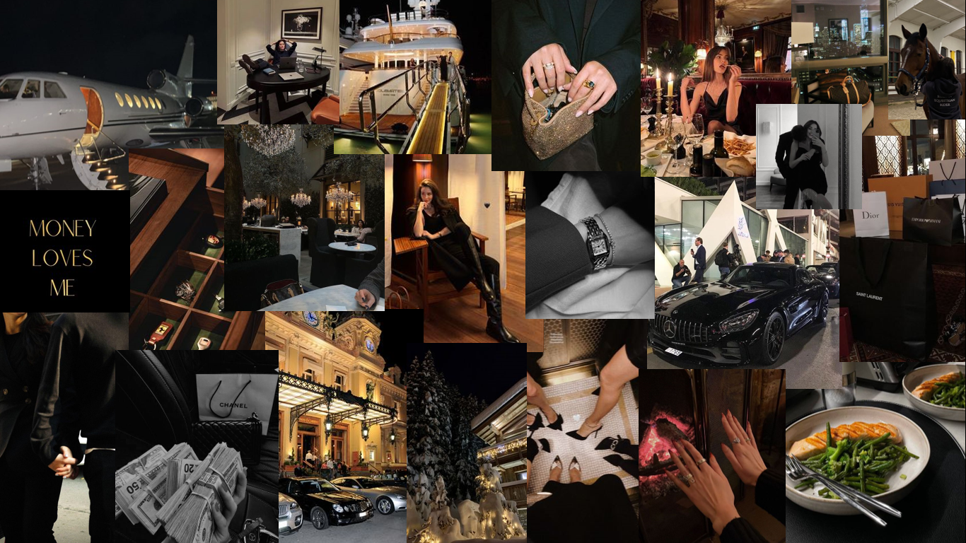 Luxury Life Aesthetic Laptop Wallpaper In