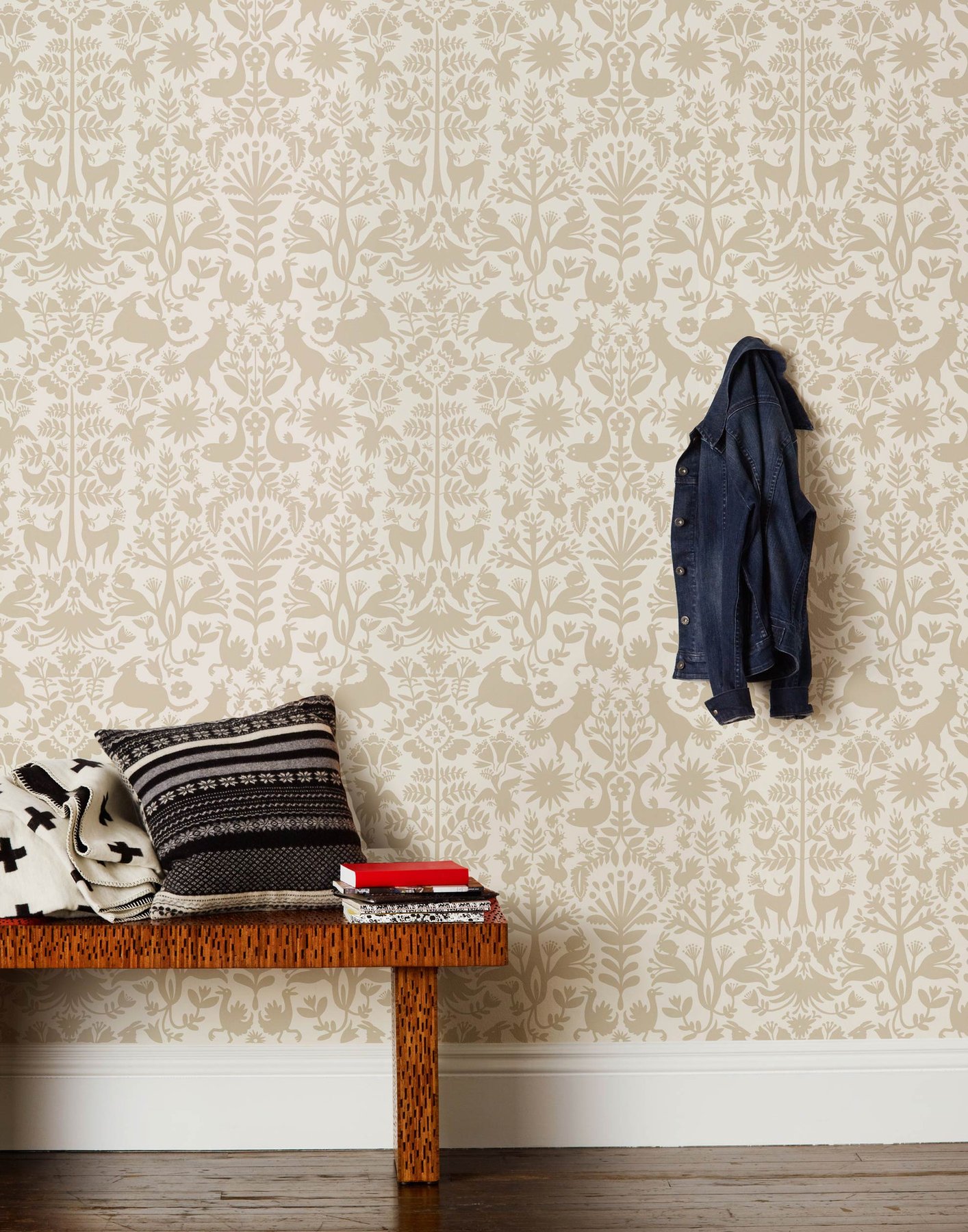 Otomi Taupe Wallpaper Hygge West