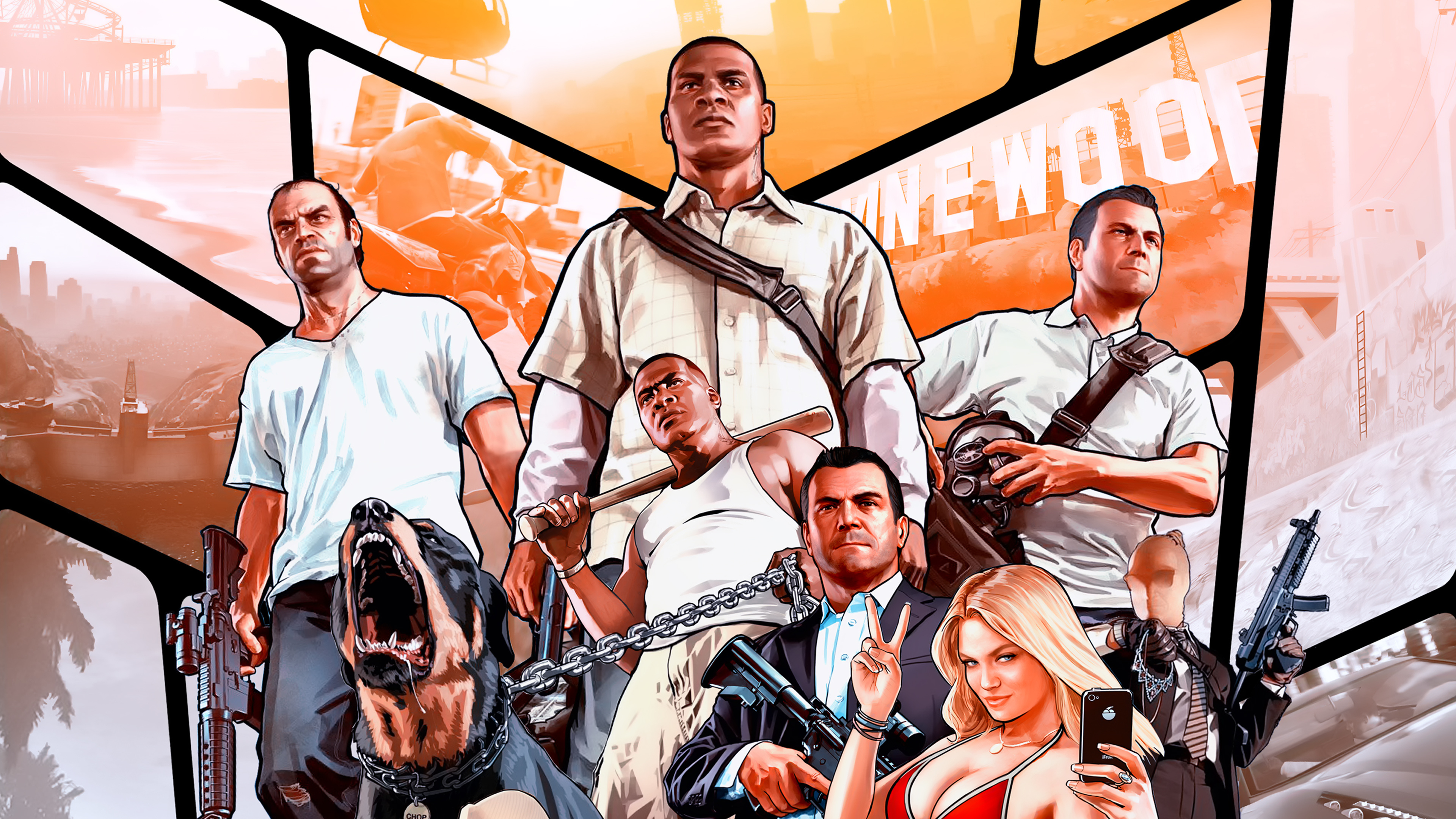 Gta V Poster 4k HD Wallpaper Image Photos And Picture