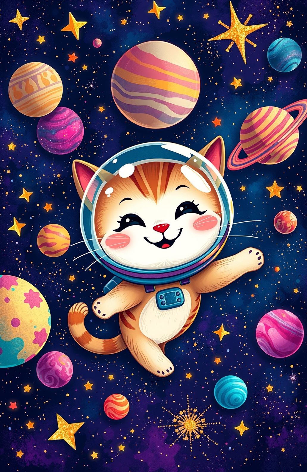 Space Cat Wallpaper