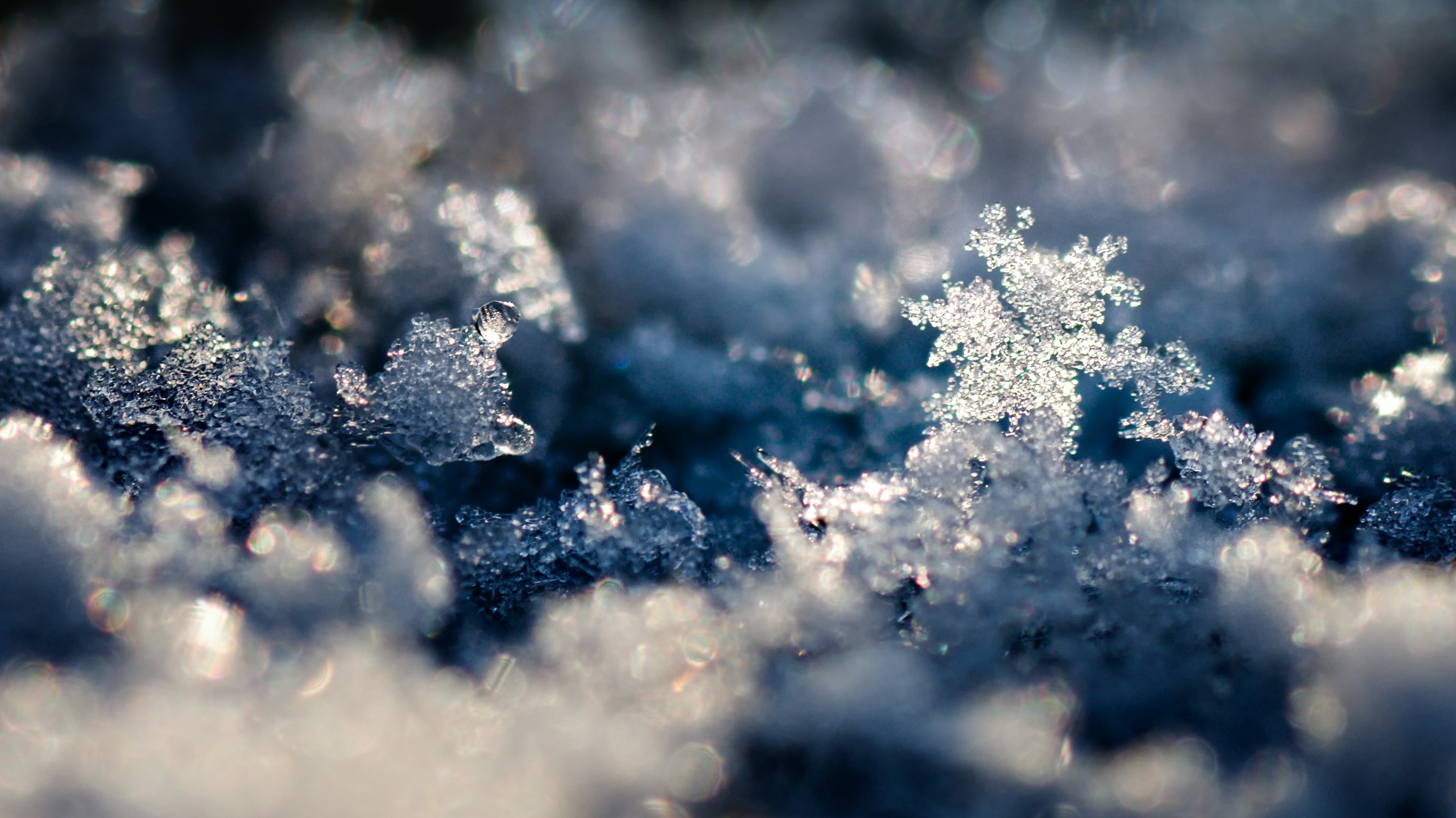 Snow Crystal Landscape Desktop Pc And Mac Wallpaper