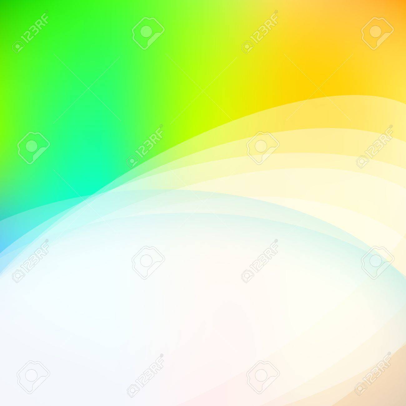 Colorful Business Brochure Background With Rainbow Colours And