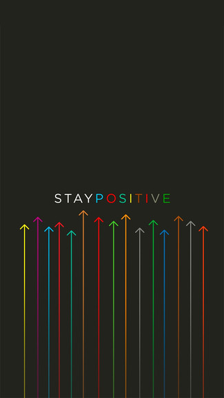 48+] Stay Positive iPhone Wallpaper - WallpaperSafari