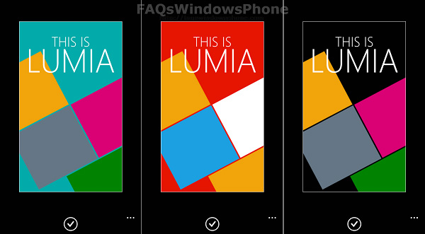  de estos otros tres son Metro Wellcome Lumia is life y Welcome Back