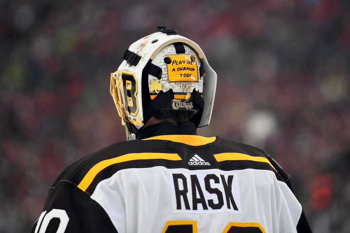 Tuukka Rask Leaves The Game With A Concussion After Nasty