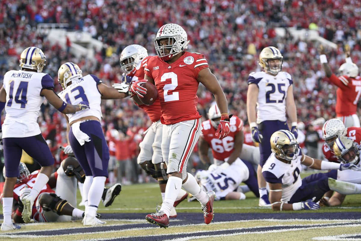 Over Under Betting Lines For Ohio State Running Back J K Dobbins